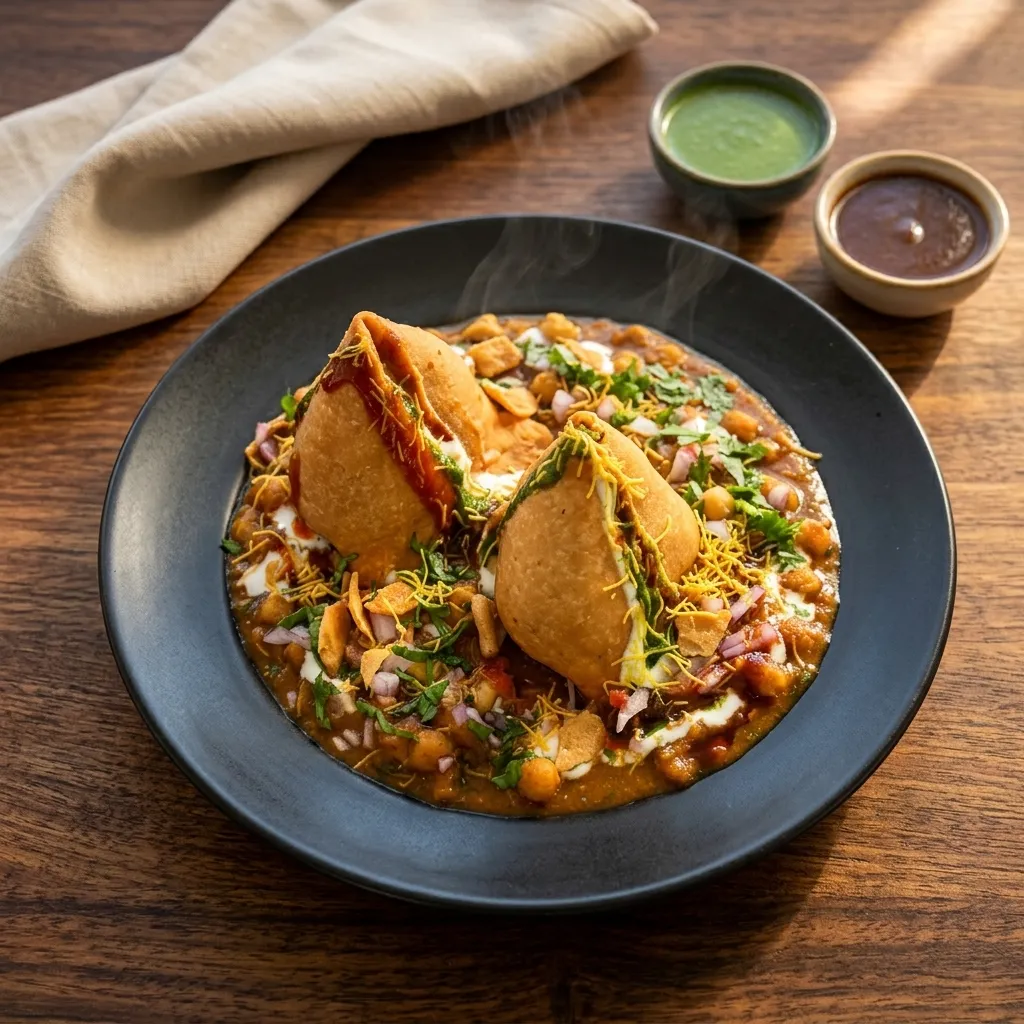 Samosa Chaat delivery to Carling, London Ontario - Virk Dhaba